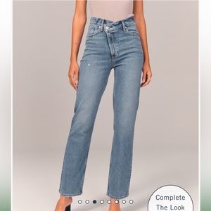 Abercrombie & Fitch Blue Straight Leg Jeans